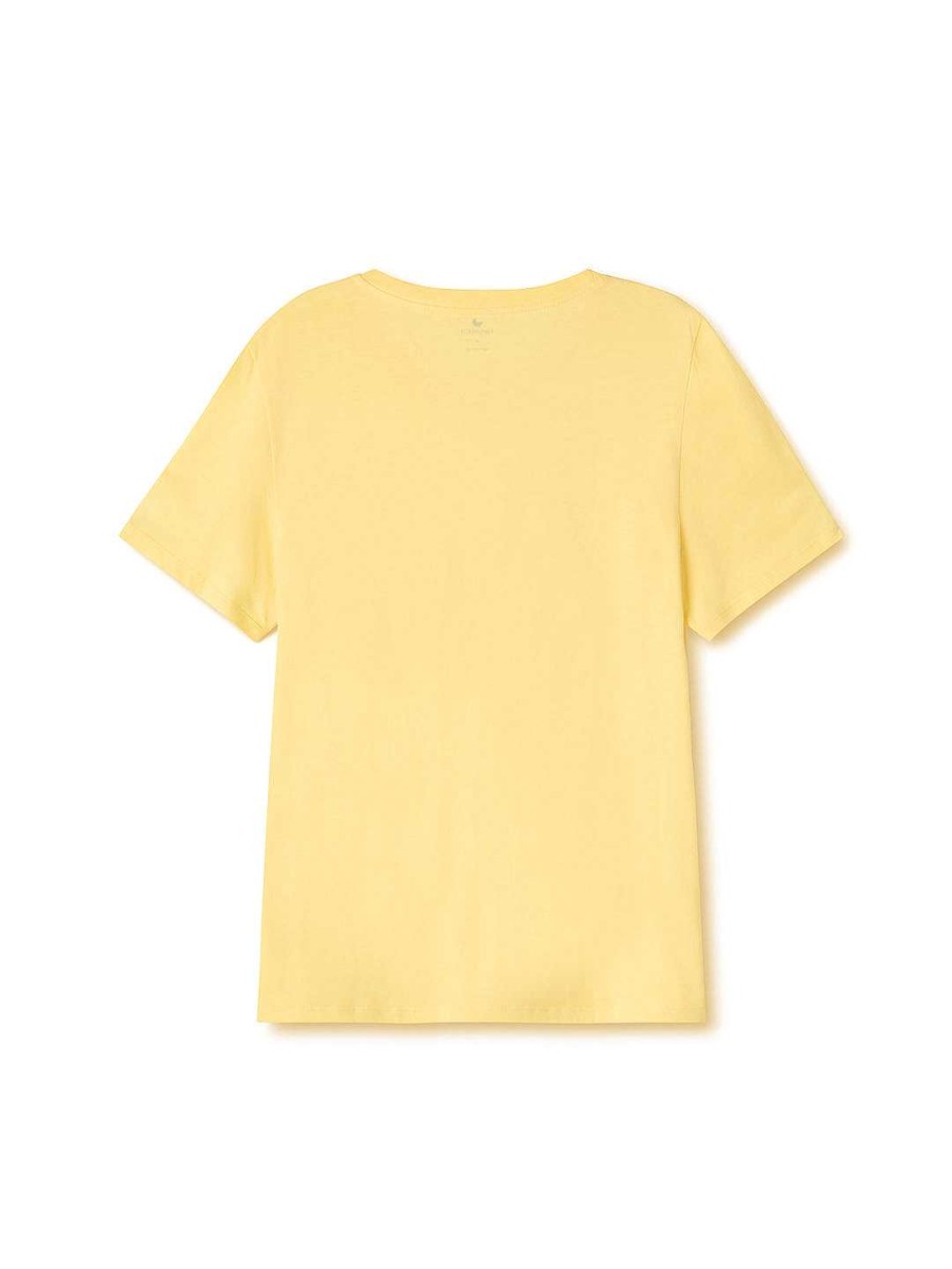 Camisetas | TWOTHIRDS Monothaki - Amarillo Palido