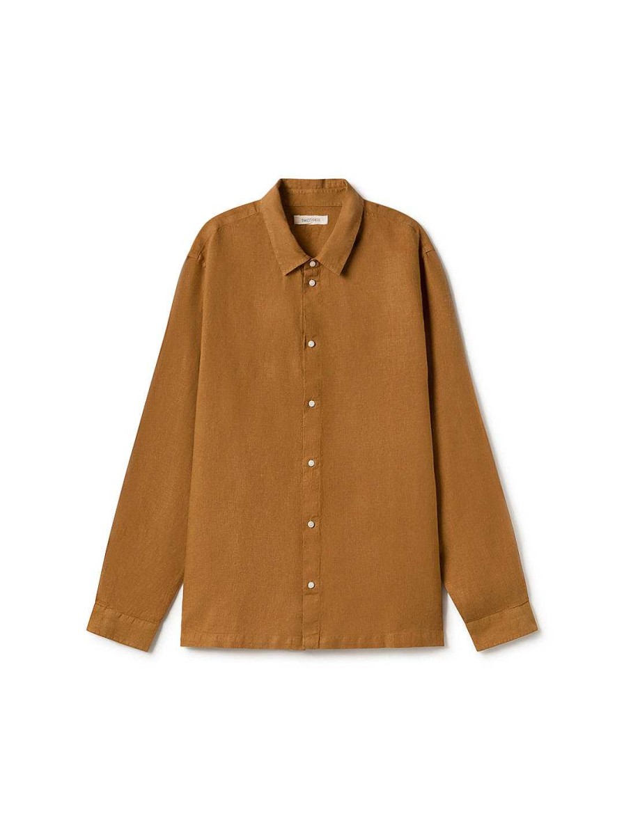 Camisas | TWOTHIRDS Northbrook - Marron Dorado