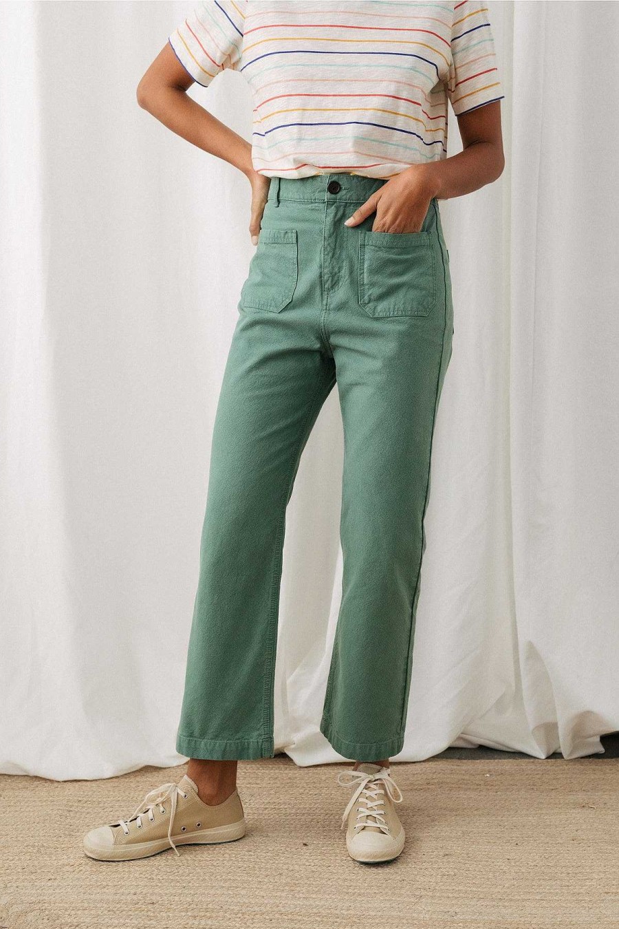 Pantalones | TWOTHIRDS Yunosti - Verde Salvia