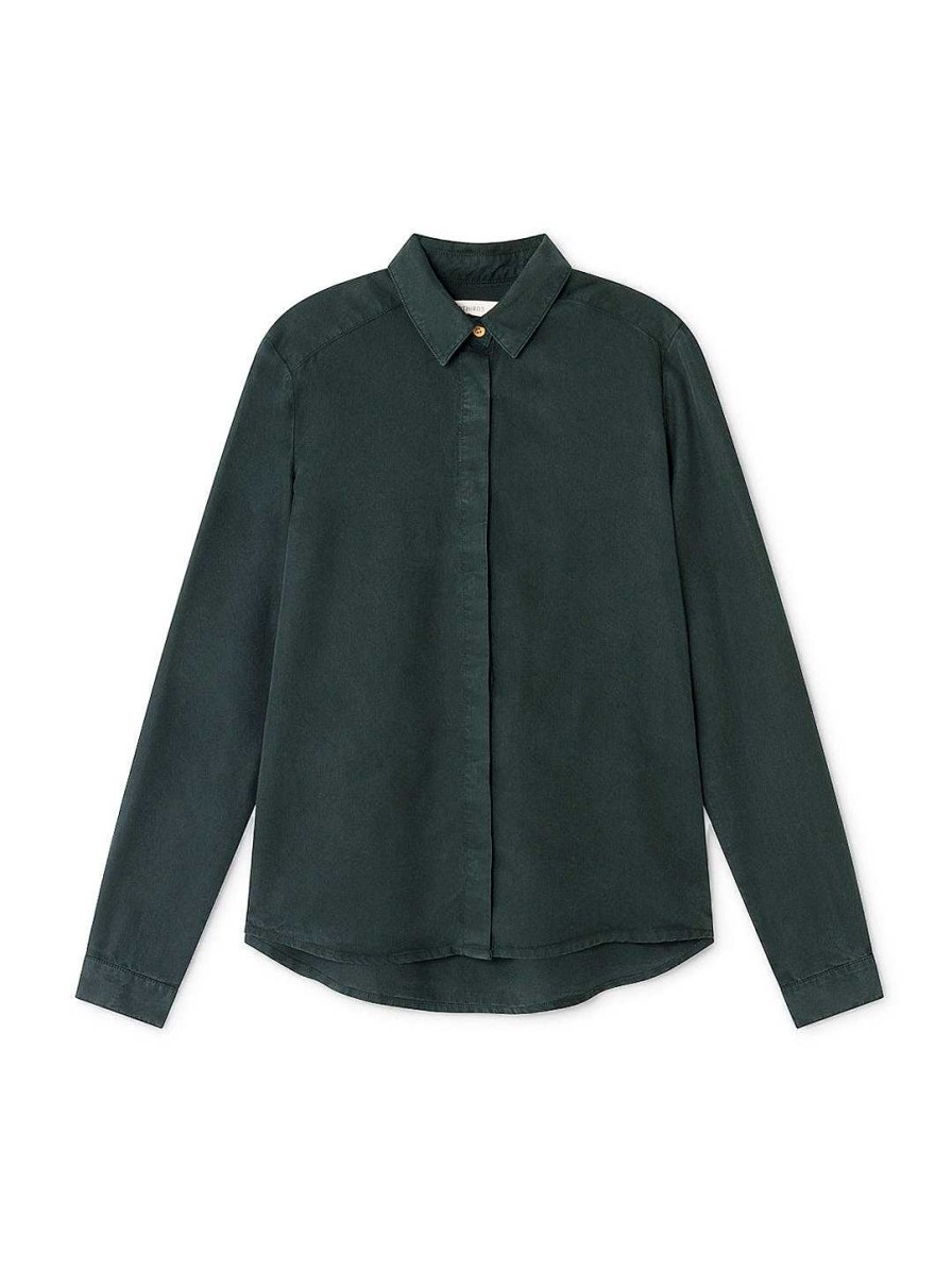 Camisas | TWOTHIRDS Romvi — Verde Oscuro