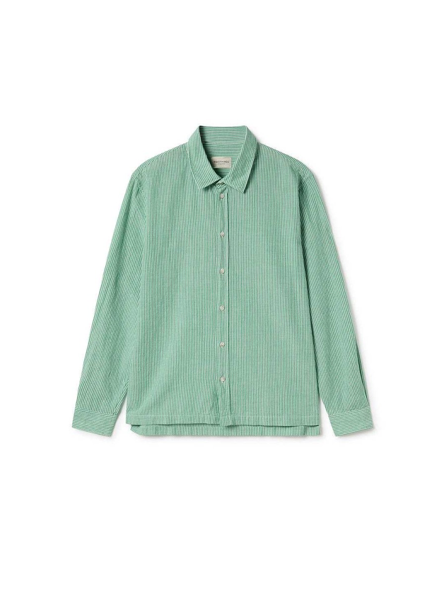 Camisas | TWOTHIRDS Ildefonso — Rayas Verdes