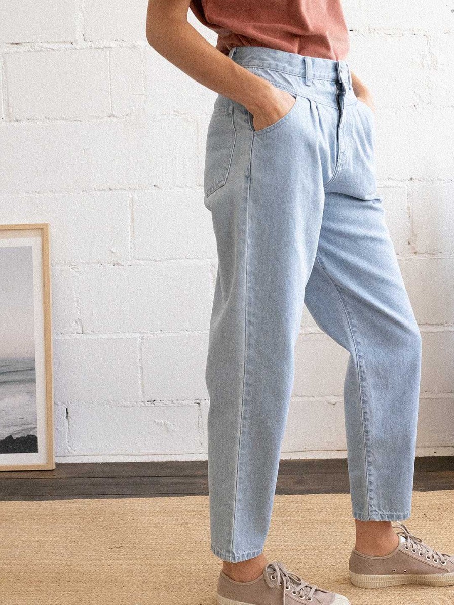 Pantalones | TWOTHIRDS Kiritibati — Azul Cielo