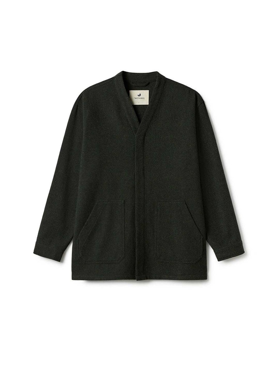 Chaquetas | TWOTHIRDS Troya — Verde Oscuro