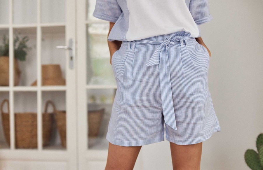 Bermudas | TWOTHIRDS Sekken — Rayas Azules