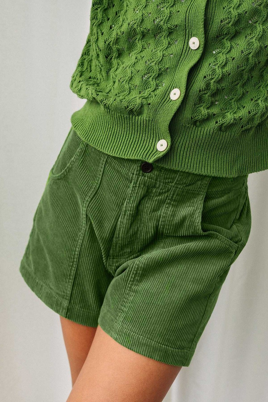 Bermudas | TWOTHIRDS Cacatua - Verde Hierba